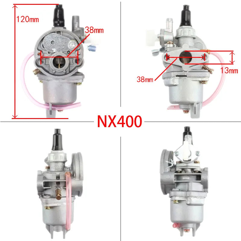 49CC For 43cc 47cc 49cc Engine Mini Moto ATV Quad Dirt Pocket Bike Go Kart 2 Stroke Carburetor With Steel Air Filter Inlet Pipe