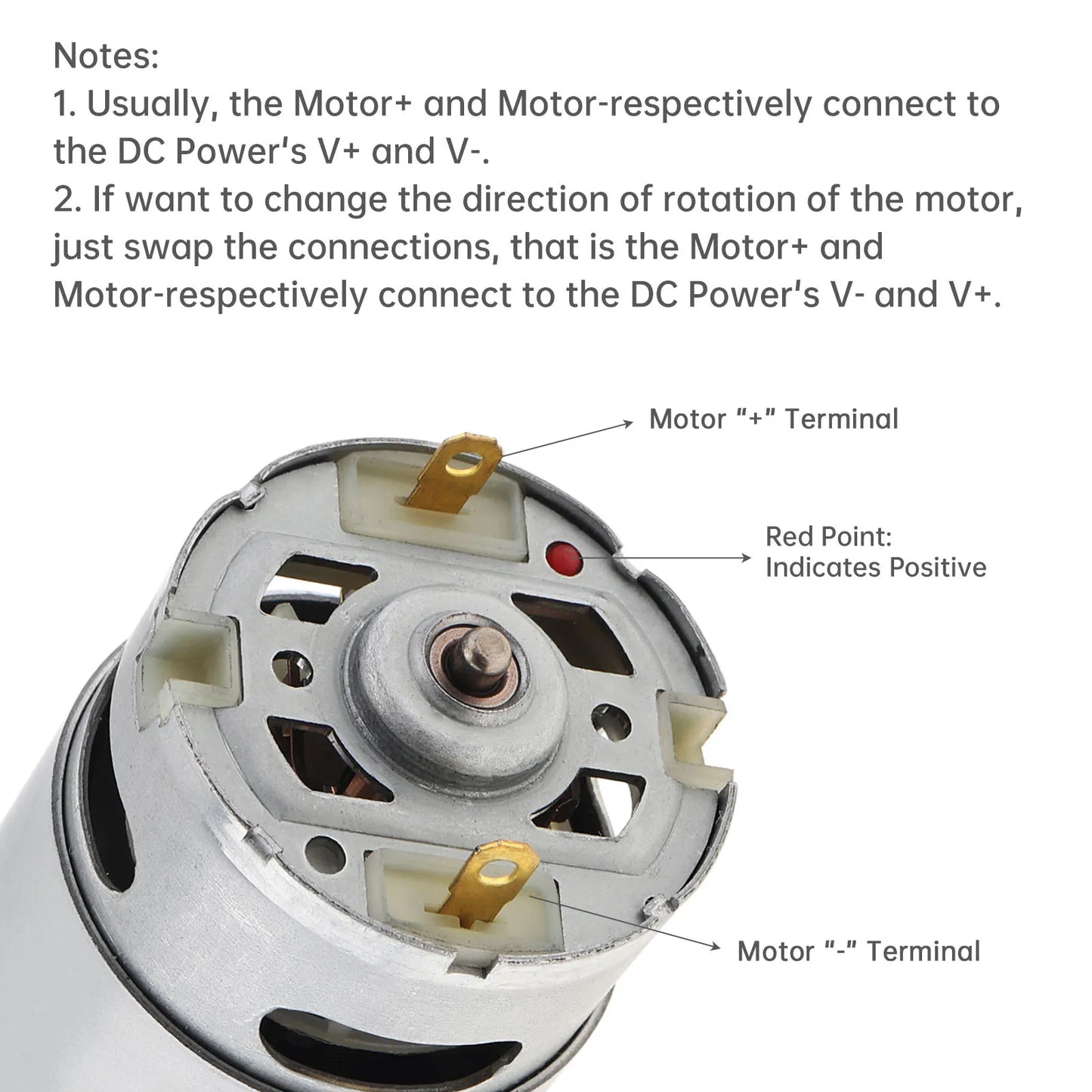 RS550 DC Motor 9/11/12/13/14/15 Teeth 10.8V-25V Engine Electric Motor High Torque Gear Box for Electric Screwdriver Drill Tools