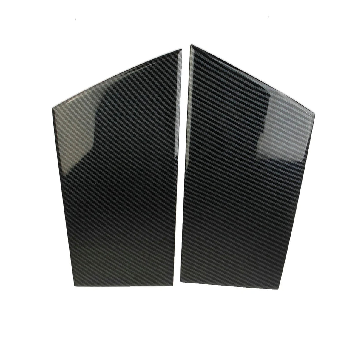2Pcs Exterior Car Window Pillar Trim Cover Carbon Fiber For Nissan 370Z 2009-2020 Automobiles Parts Accessories Exterior Parts