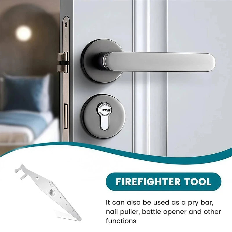 Multi Functional Firefighters Tools Stainless Steel Lock Pick Set Fast Opener Practical Locksmith Kit for Professionals