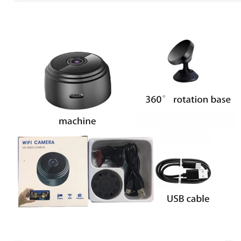 Mini A9 WiFi Security Camera — 1080P Wireless Home Monitor