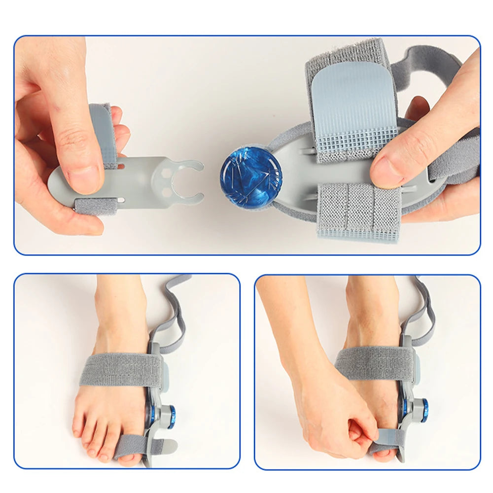 Bunion Splint Big Toe Straightener Hallux Valgus Correction Orthotics Foot Bone Thumb Adjuster Correction Bunions Corrector
