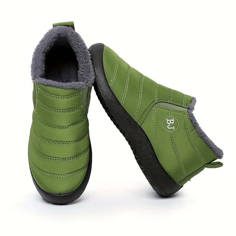 Unisex Round Toe Snow Boots - Thick Sole Insulated Winter Boots - photo 8