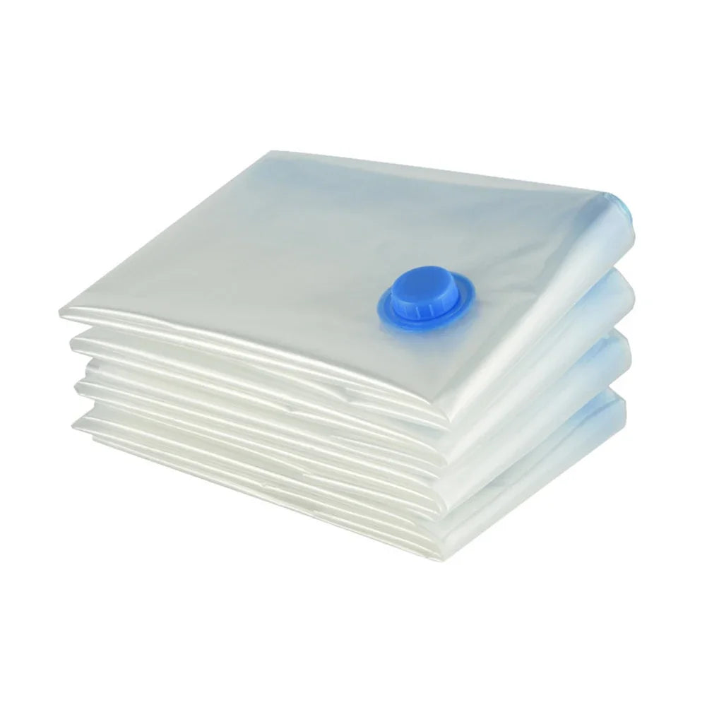 Vacuum Bag With Valve & Pump for Clothes Storing Large Plastic Compression Empty Bag Travel Accessories Storage Contain
