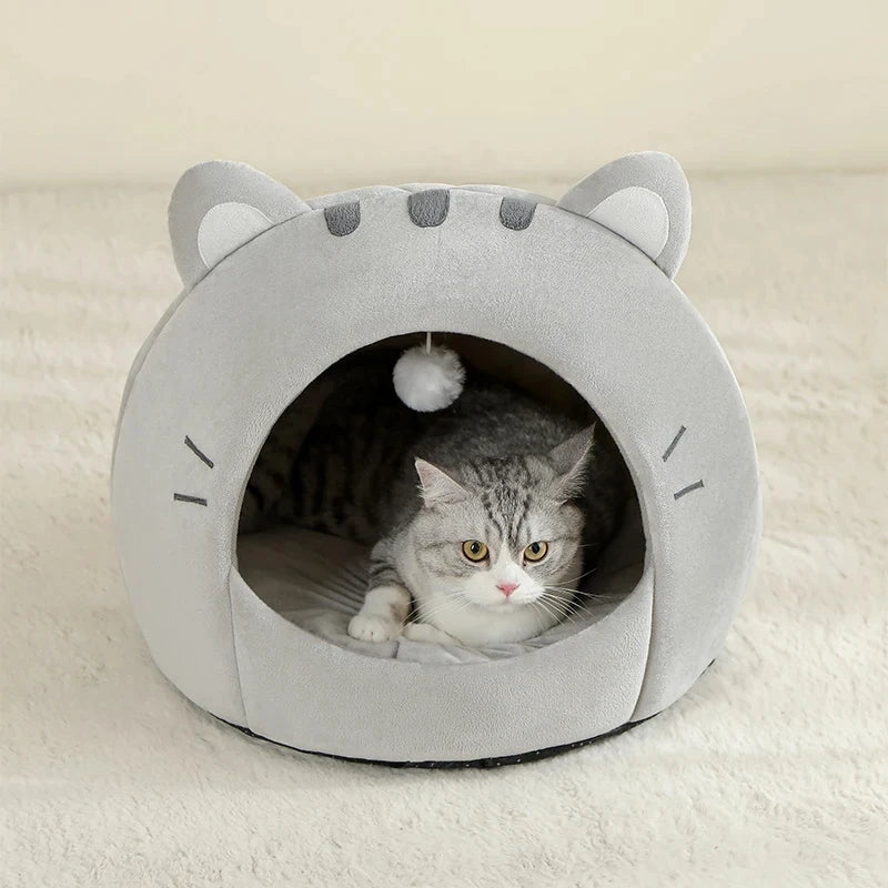 Super Warm Cat House - Kitten Cave Cushion and Small Dog Tent Bed - photo 4