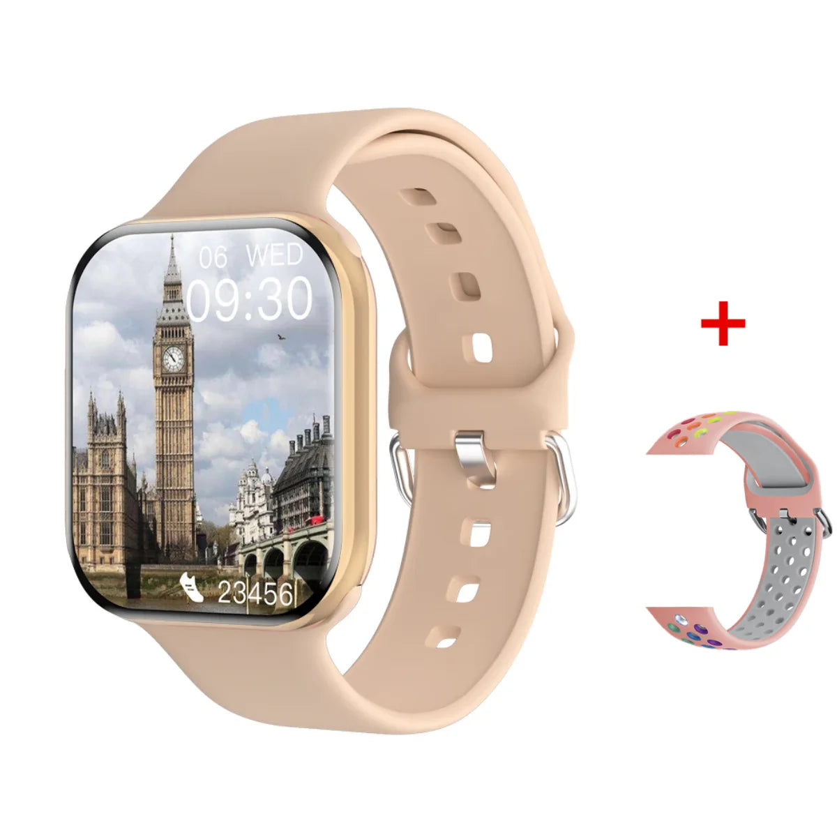 Smart Watch Series 10 – 1.9" OLED HD Screen, GPS, NFC, BT Calling, Wireless Charging, IP68 | iOS & Android | Multiple Strap Options
