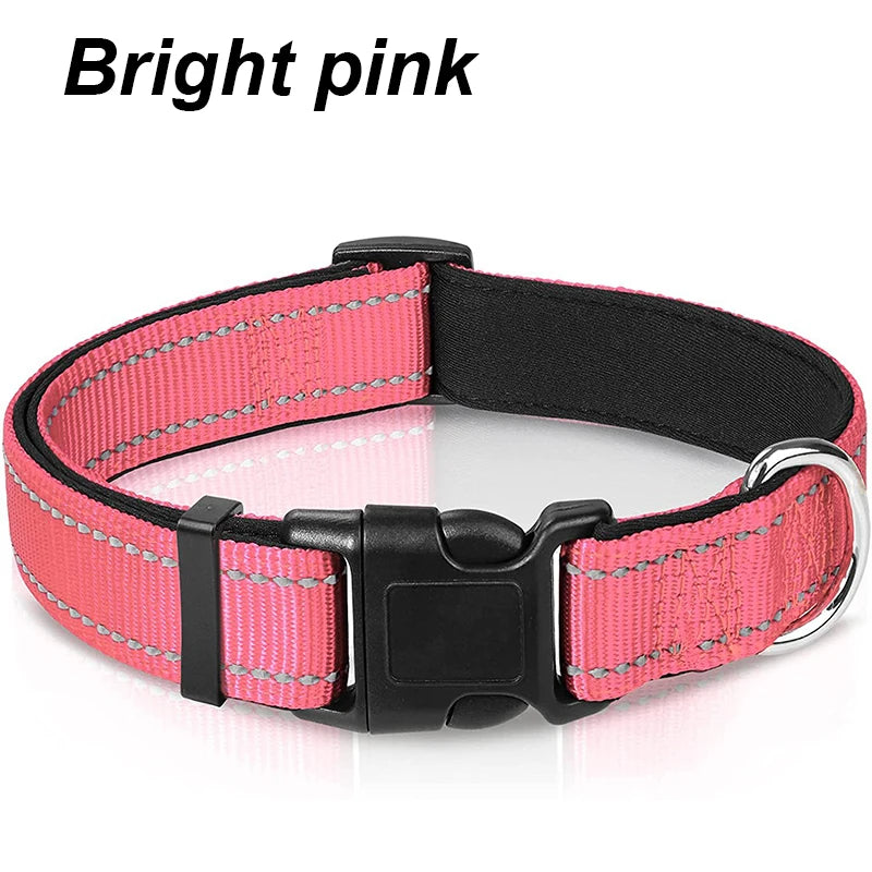 Soft Neoprene Padded Reflective Collar - Large Dogs – photo 9