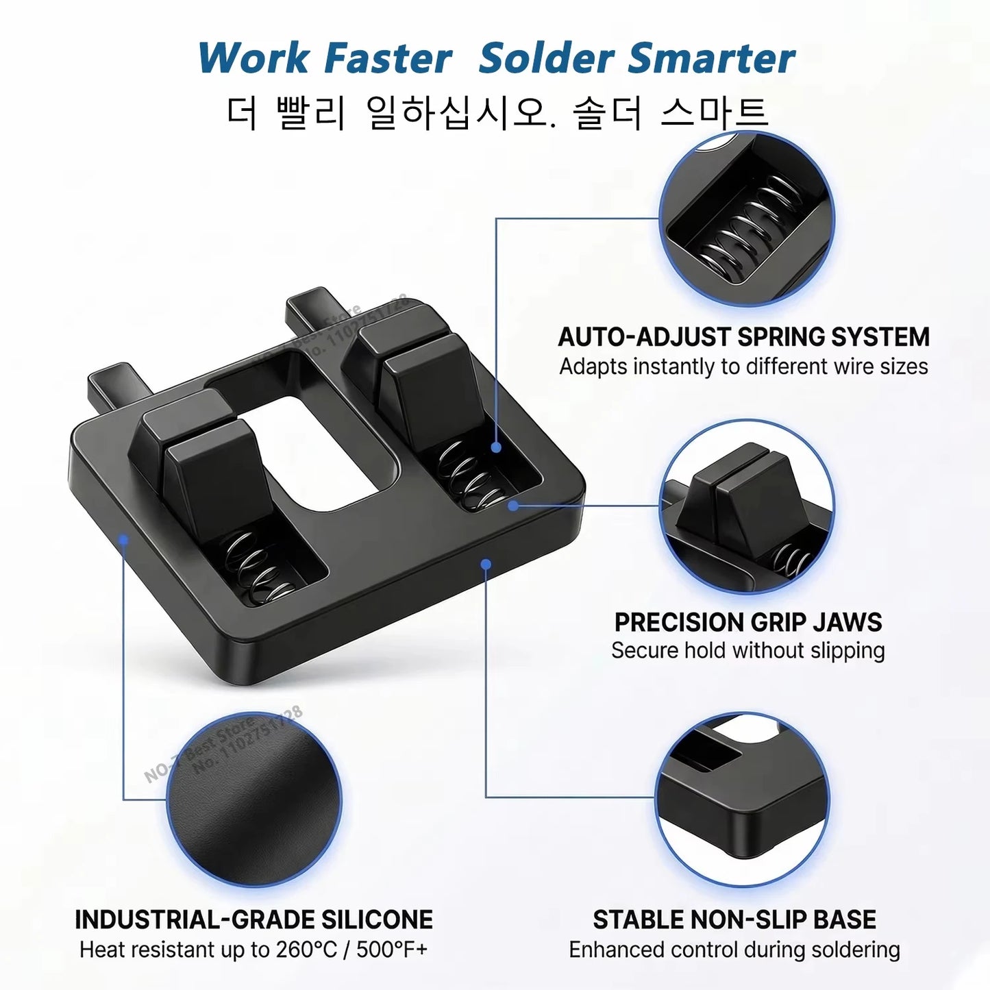 RaffordWelding Wire Fixture Adjustable Suction Bracket Soldering Table Clamp for PCB Motherboard Electronics Repair Locator Tool
