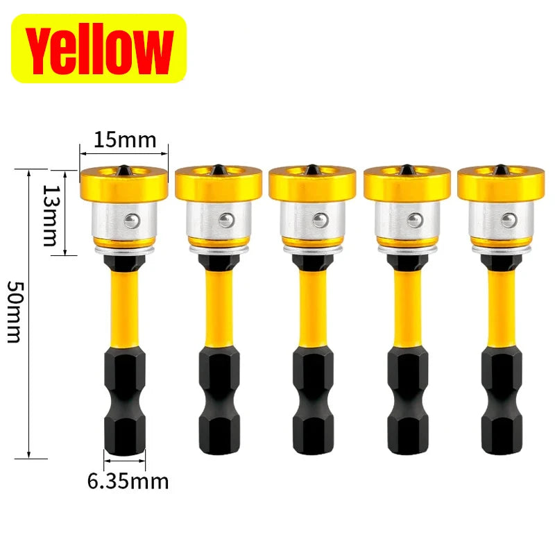 Positioning Screwdriver Bits Steel Magnetic Batch Head For Plasterboard Drywall Locating Batch Head Screws Setter Drilling Tool