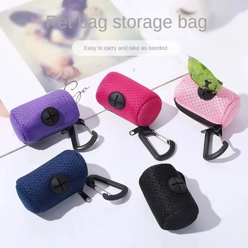 Hanging Dog Poop Bag Holder - Leash Clip Waste Bag Dispenser – photo 4