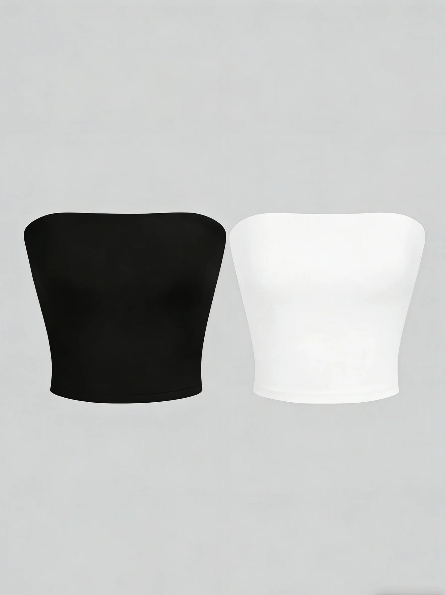 Women's Strapless Backless Halter Blouse, 2-Pack — Sexy Summer Tops