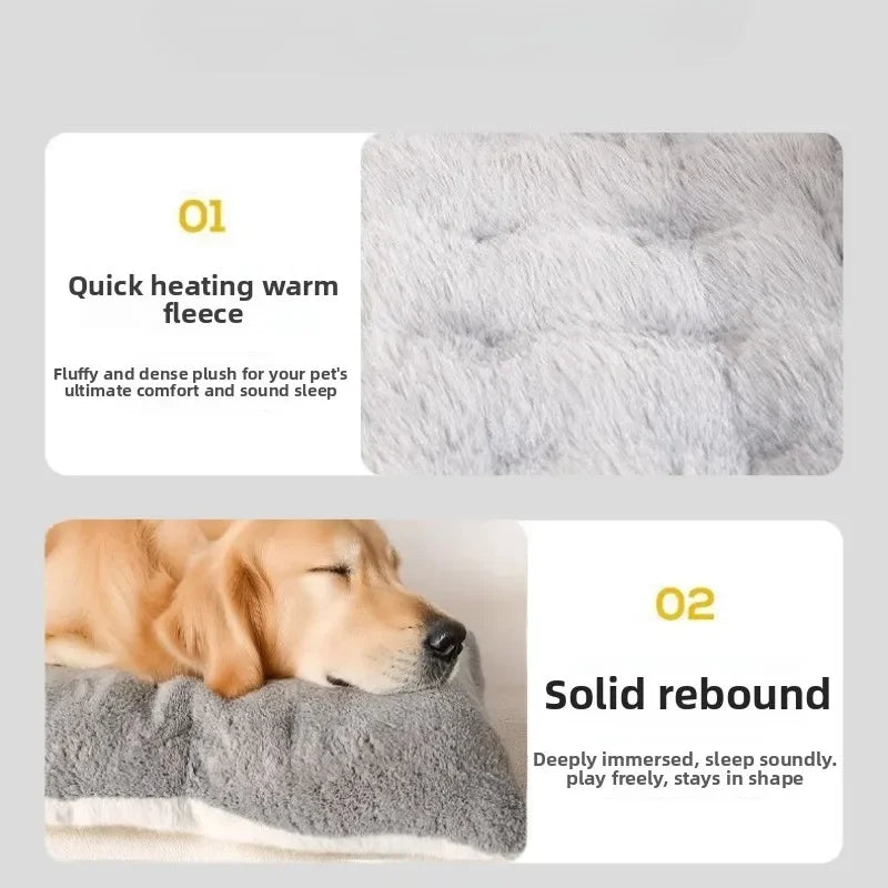 Large Double-Sided Dog Mat - Warm Sleeping Pad, 90cm or 120cm - photo 5