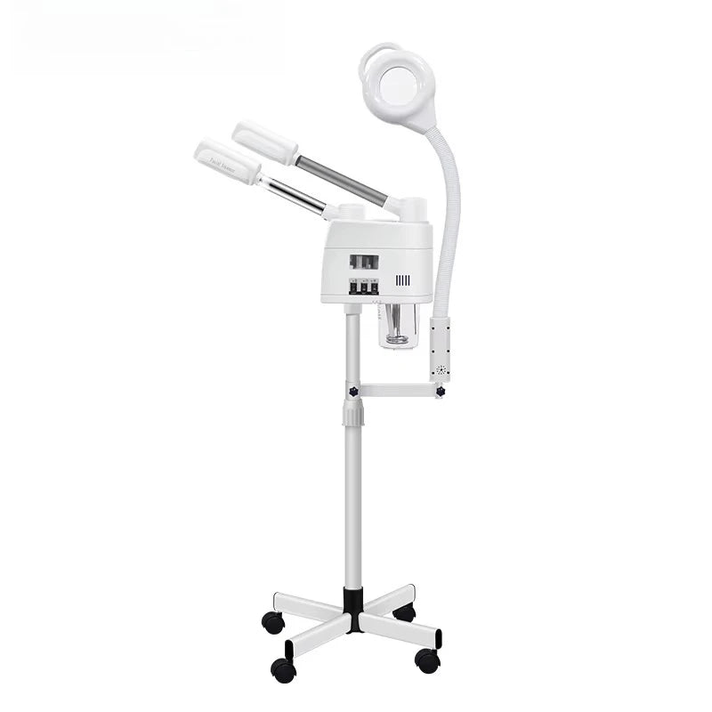 Salon Beauty Facial Steamer with Magnifying Magnifier Lamp Plastic Electric Luxury Professional 3 in 1 Ce Nano Face Electrical
