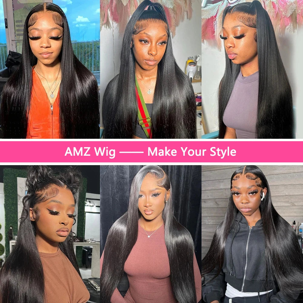 Wear & Go Glueless HD Lace Wig – Bone Straight Human Hair
