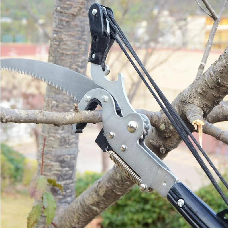 Extendable Tree Lopper – High-Reach Branch Scissors & Pruning Saw with Rope