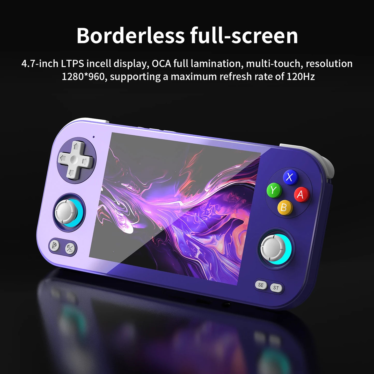 ANBERNIC RG 476H Retro Game Console 4.7-inch LTPS In-Cell display Android 13 Unisoc T820 Processor Video Games RG476H Streaming