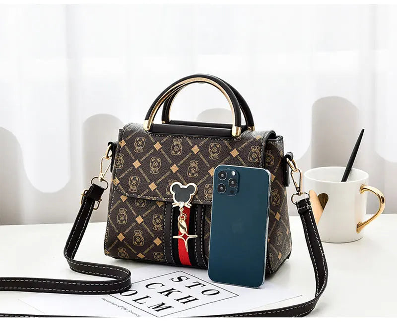 New Shoulder bag Women bag tote luxury designer handbag women Handbags leather Printed monogram single shoulder straddle bag
