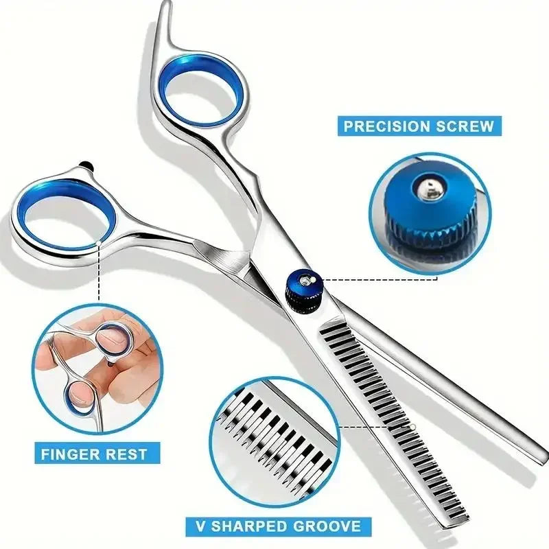 Pet Grooming Kit - Trimming Scissors & Shower Brush Set – photo 2