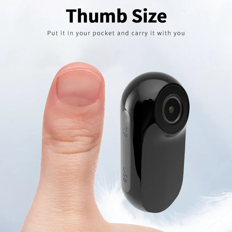 Mini Sports DV Body Camera — Waterproof 1080P Camcorder