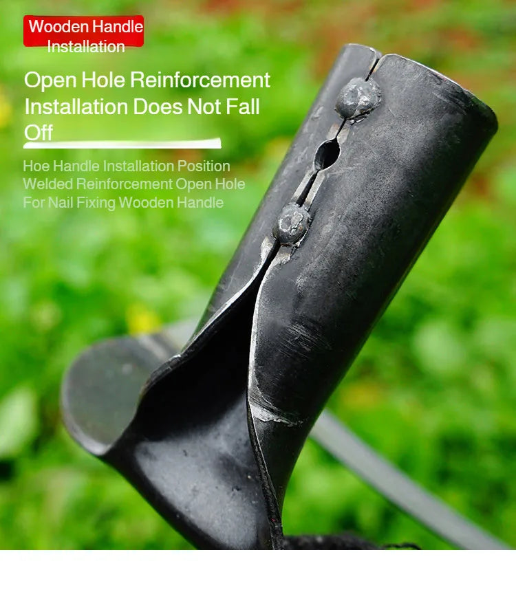 Manganese Steel Weeding Hoe — Handheld Hollow Garden Hoe 14–26cm