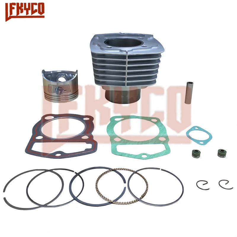 Motorcycle 63mm Bore Engine Cylinder Piston Ring Tool Sleeve Kit Motor for Honda XL185 185CC Motoblock ATV Equipment Accessories