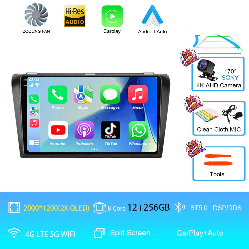 Android 16 Car Radio For Mazda 3 2026 2026 2026 2026 2026 2026 2din with BOSE Multimedia Player Carplay Stereo GPS Head Unit