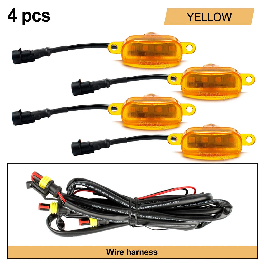 Front Grille Marker LED Light Kit for Ford F-150 2004–2019 (Waterproof)