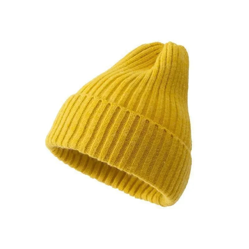 Unisex Crochet Knit Beanie - Solid Color Winter Hat for All Ages - photo 5