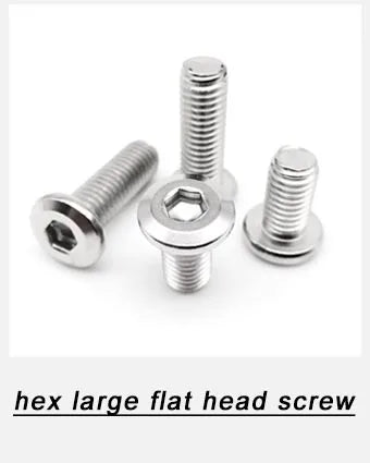 Stainless steel hex wafer head bolts, M2 to M8 — view 8 of 15