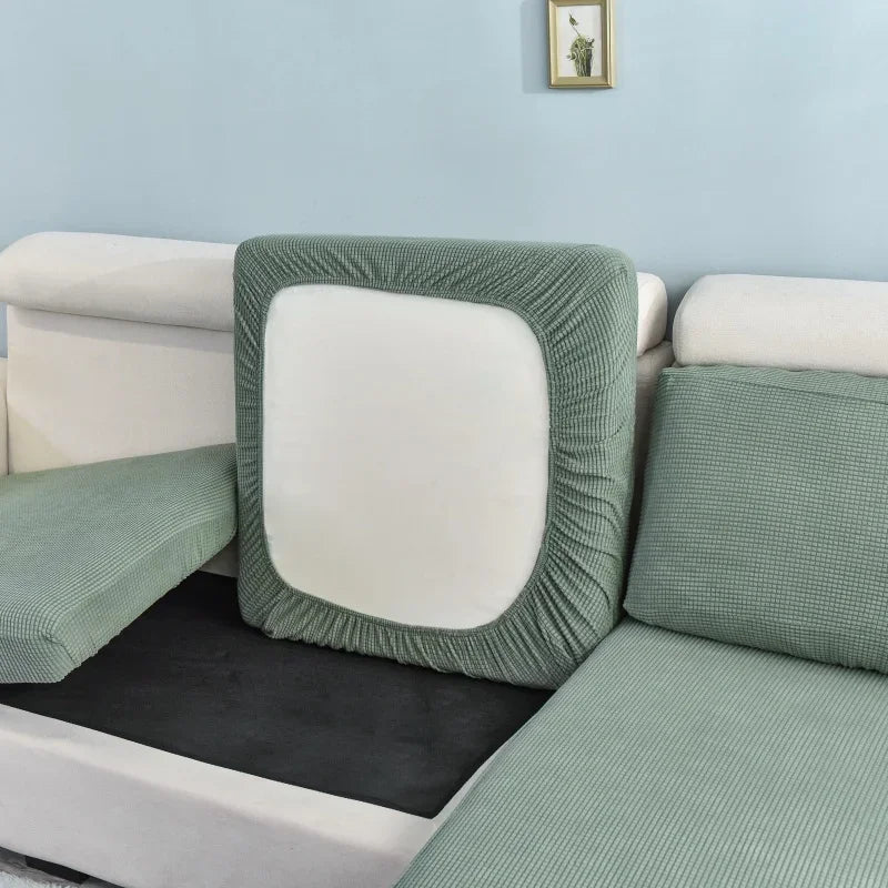 Polar Fleece Sofa Seat Cushion Cover Elastic Sofa Covers for Living Room Pet Kids Mat Chair Cover Furniture Protector 10 Sizes