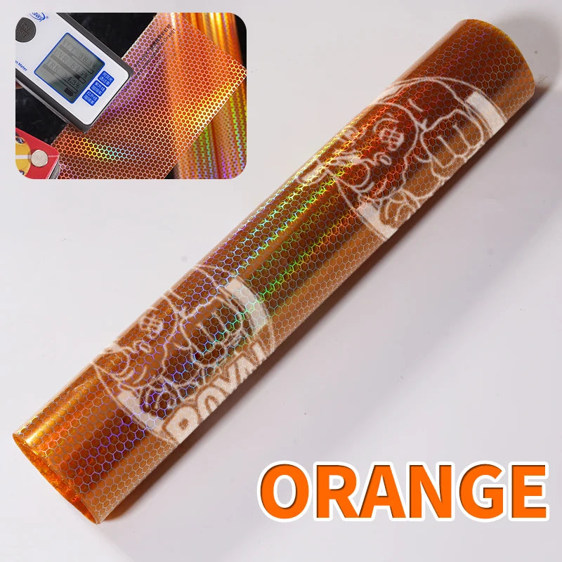 Car Motorcycle Vinyl Wrap Foil Laser Honeycomb Headlights Taillight Tint Film Modify color changing stickers Car styling