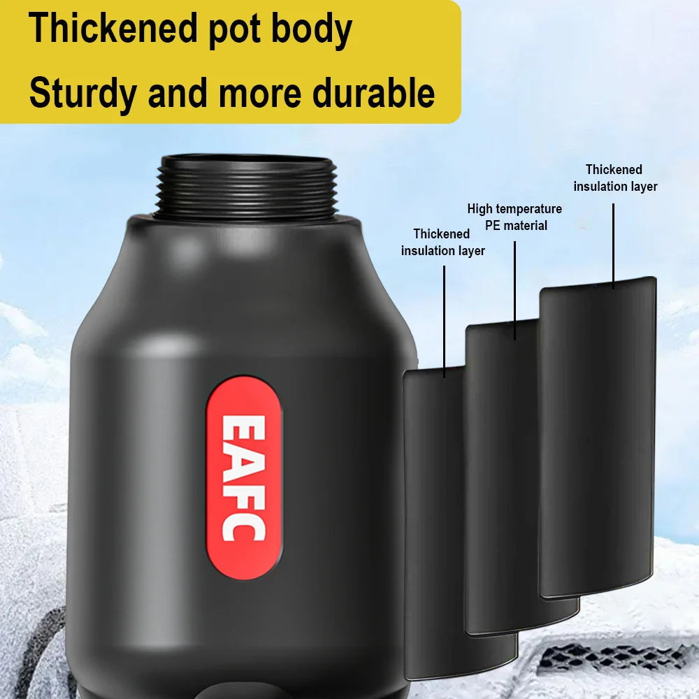 EAFC 2000ML Electric Foam Sprayer Car Wash Gun Wireless Rechargeable Foam Cannon Auto Cleaning Tool 60° Spray Range