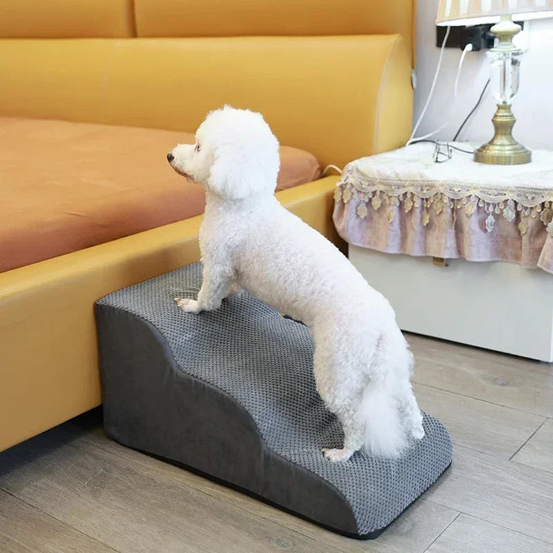 Removable 2 or 3 Step Dog Stairs - High Bed Ramp – photo 2