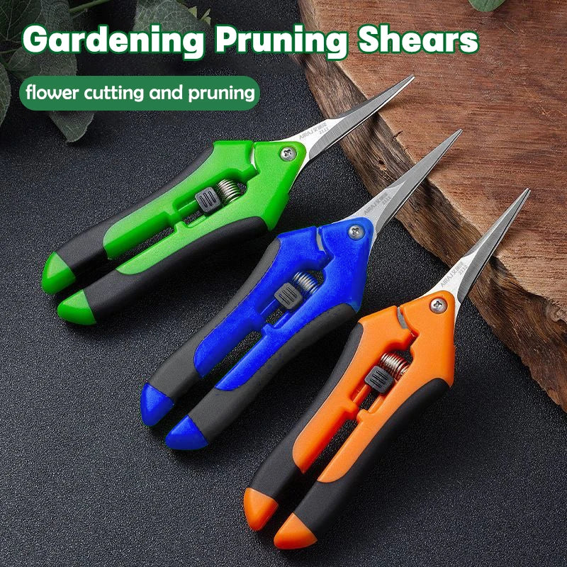 Stainless steel garden pruning scissors for bonsai