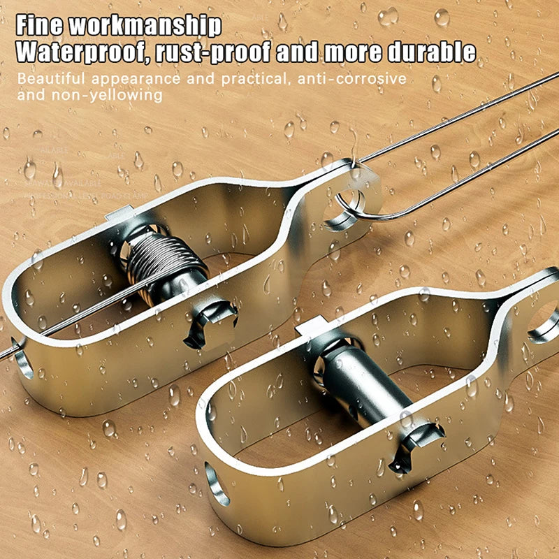 5Pcs Wire Rope Tightener Heavy Duty Steel Cable Tighteners Rope Garden Fence Tension Adjustment Tool Wire Sling Fastener