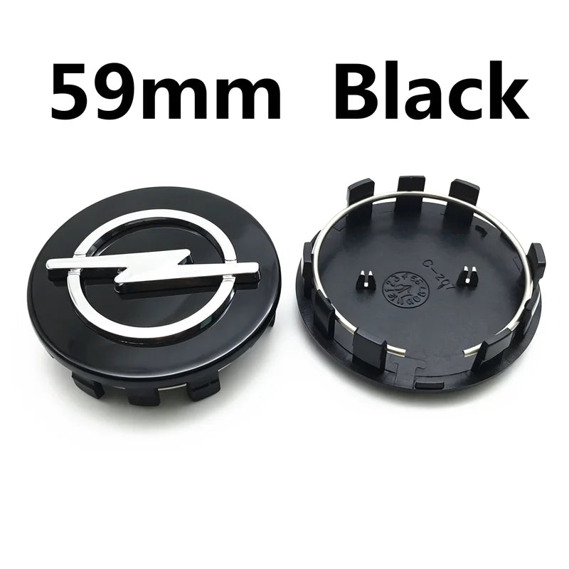 4 Pcs 56mm 59mm 60mm 64mm 68mm Opel Car Wheel Center Hub Caps Logo Badge Emblem Rim Hubcap Dust-proof Cover Auto Accessories
