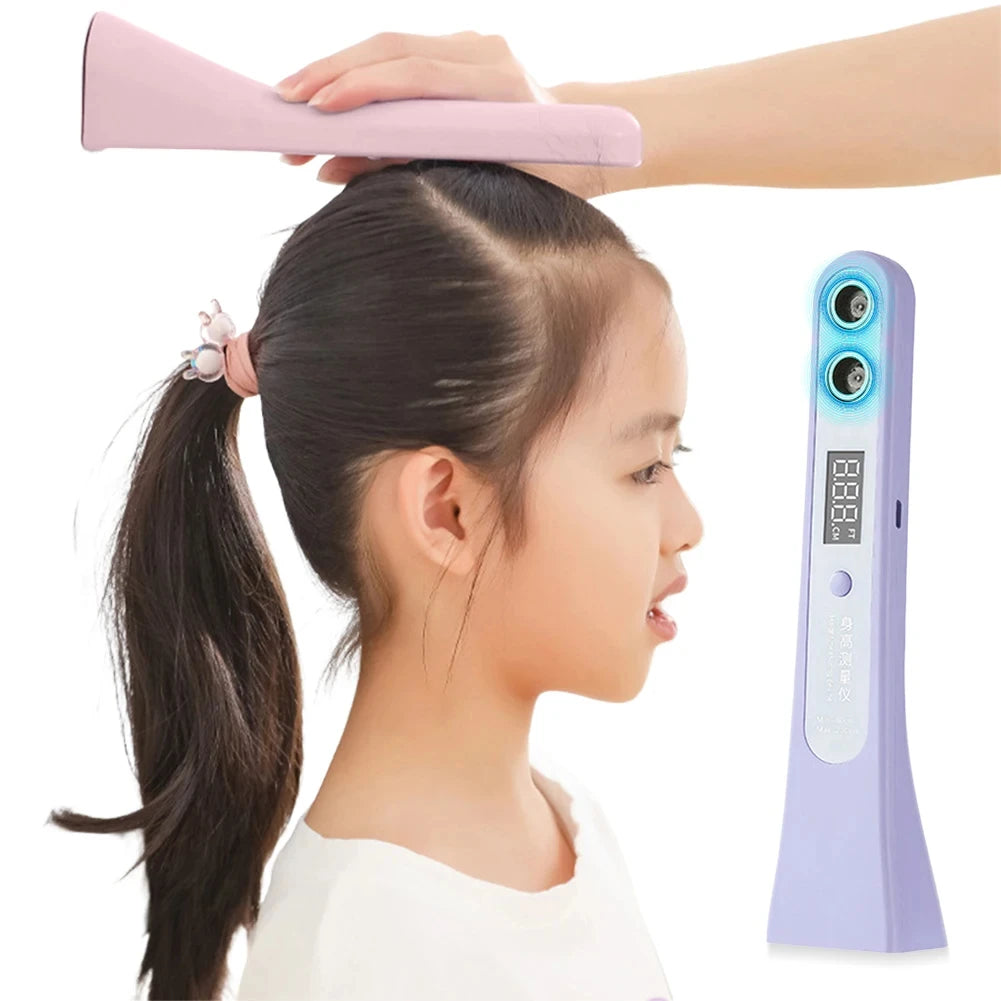 Ultrasonic Digital Height Measuring Ruler High Accuracy Portable Height Measuring Device Electronic Height Ruler for Children