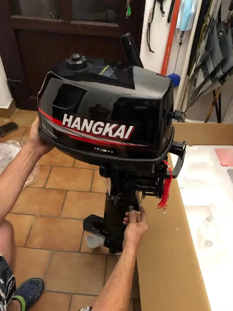 2026 New Arrival Original Hangkai 2 Stroke 6HP Outboard Motors Boat Marine Engines Water Cooled
