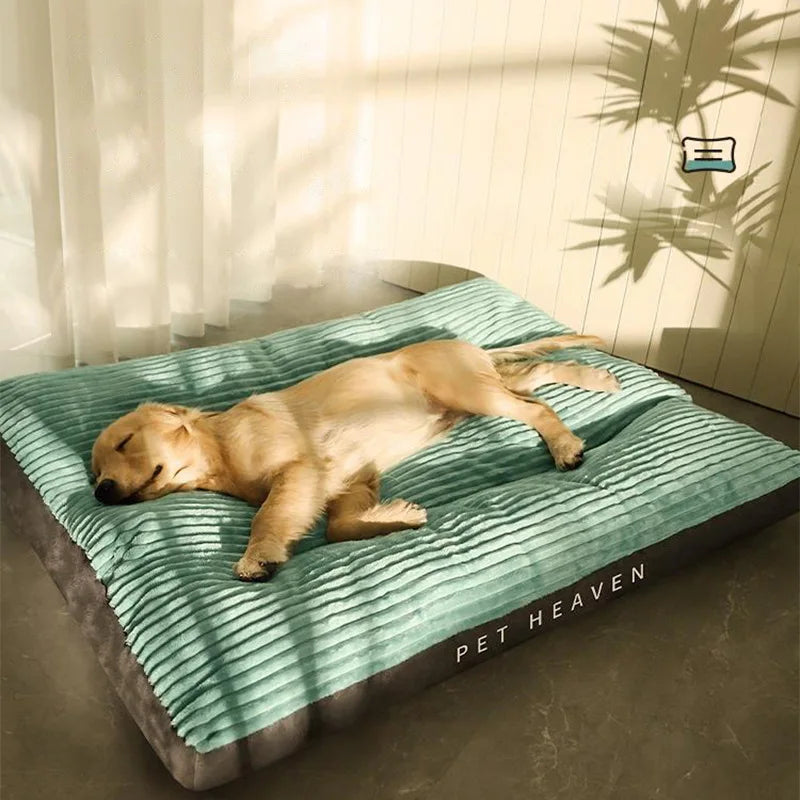 Dog Bed for Sleeping, Four‑Season Universal Pet Mat with Removable Washable Cover, Bite‑Resistant Cat Bed Cushion, Self‑Play Int