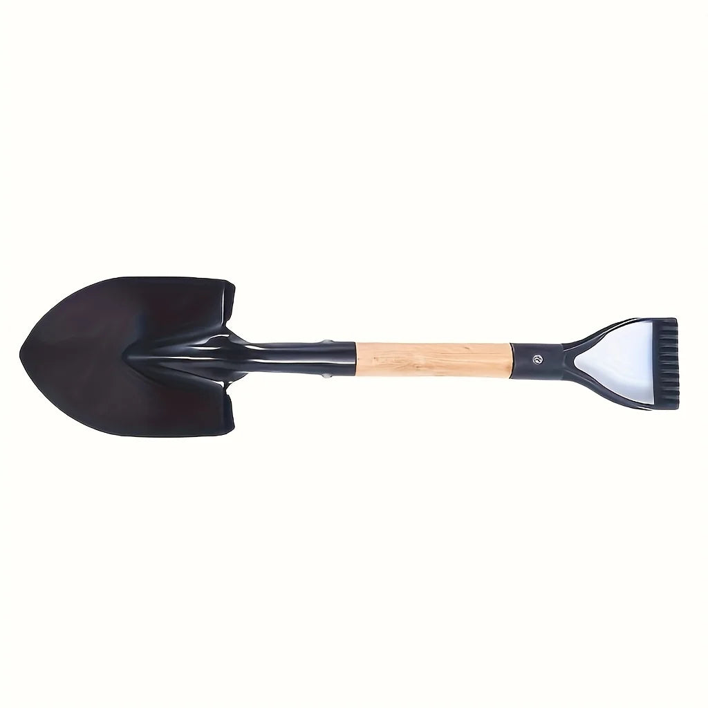Manganese Steel Digging Shovel — Rustproof Garden Scoop for Camping & Beach