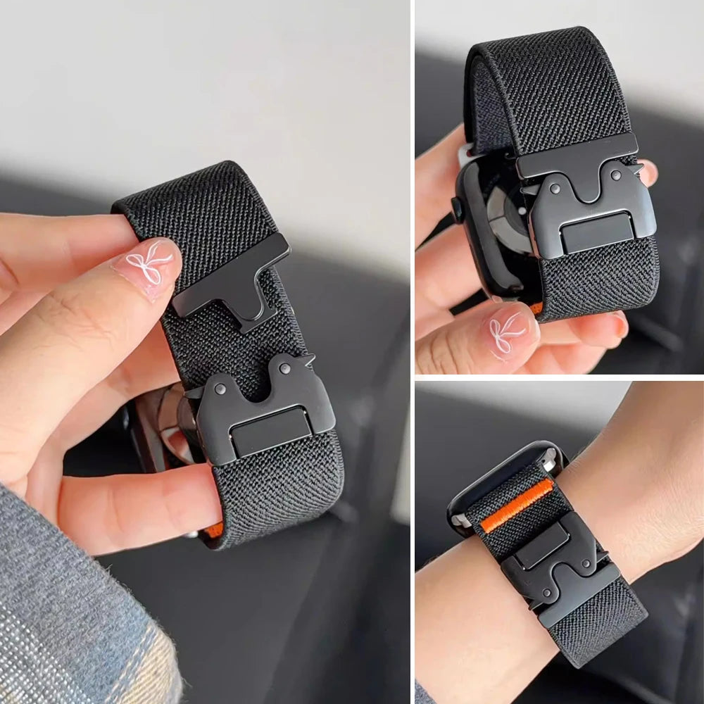Parachute Straps For Apple Watch ultra 3 Band 49mm 45mm 46mm 44mm 42mm 40mm 41mm correa Bracelet IWatch Series 11 10 9 8 7 6 SE