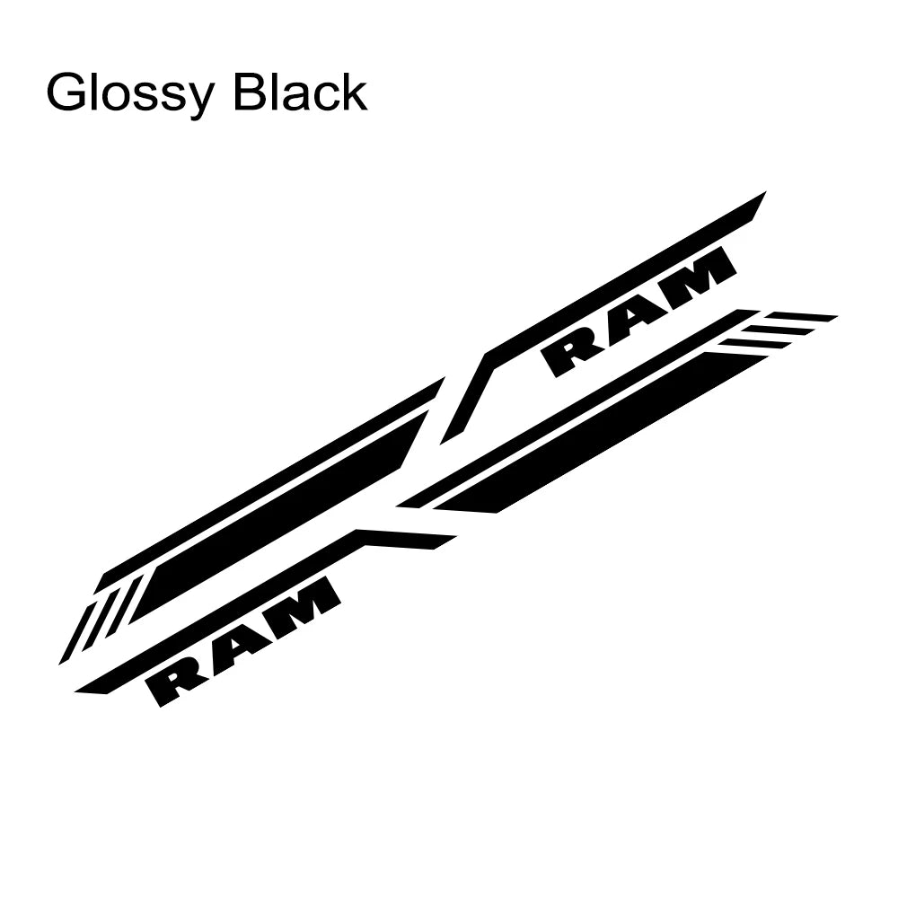 Pickup Bed Side Stripe Decal - Dodge Ram 1500/2500/3500 Rebel/TRX Style