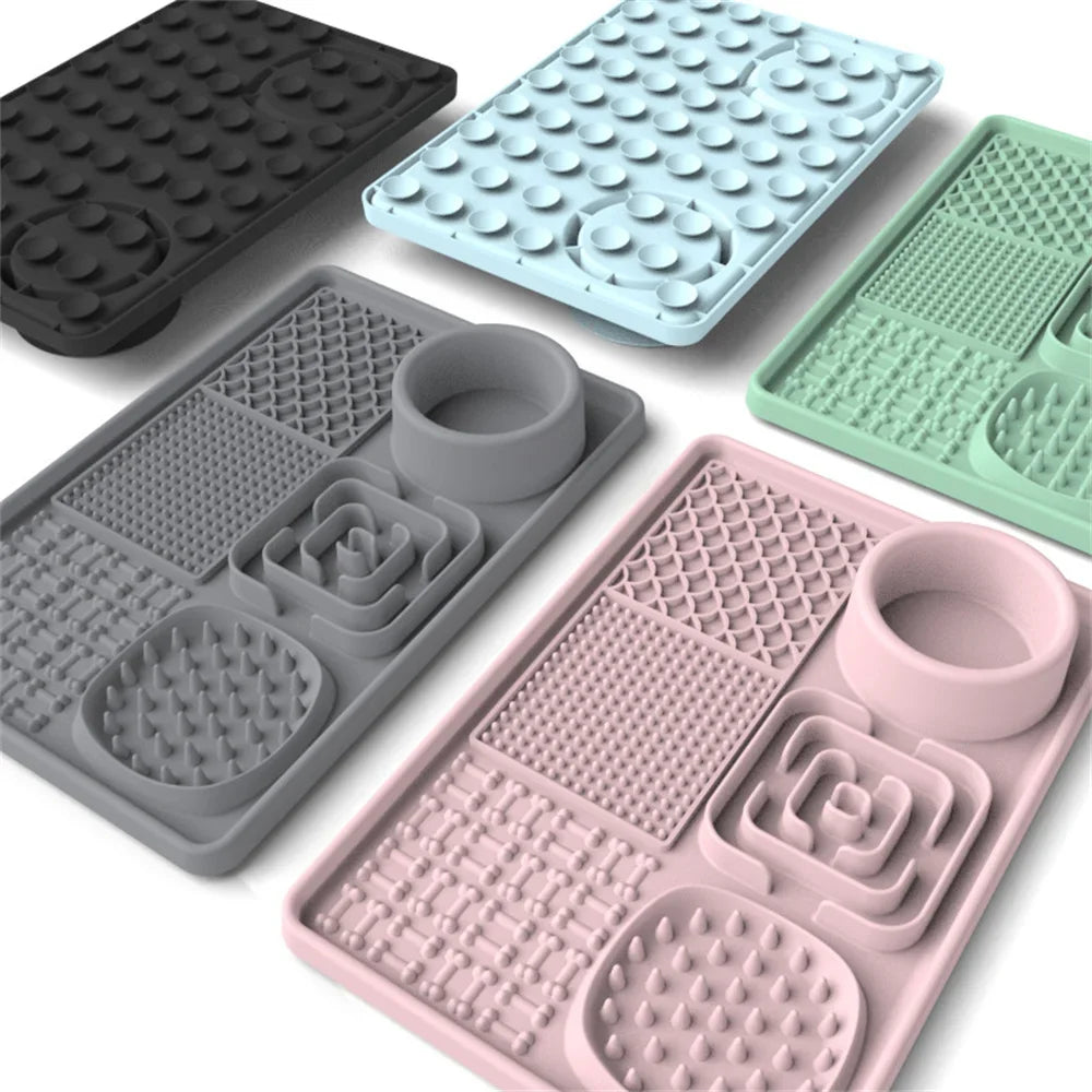 Silicone Lick Mat with Suction Cups - Butter & Peanut Pad – photo 4