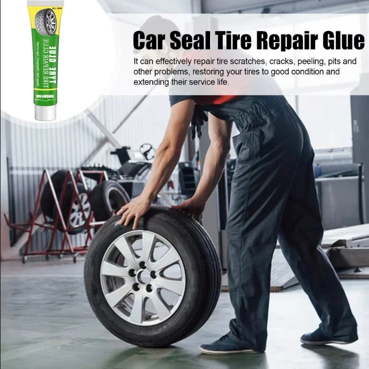 Tire Repair Glue Instant Adhesive Waterproof Multi-Purpose Adhesive Special Rubber for Car Tyres Quickly Repair Crack Holes Peel