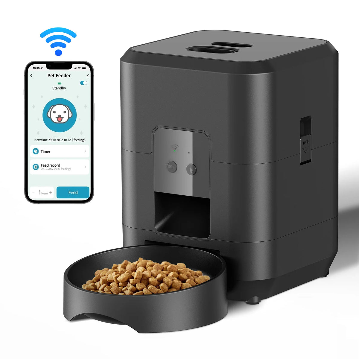 Automatic Pet Feeder - Timed Portions for Cats & Dogs