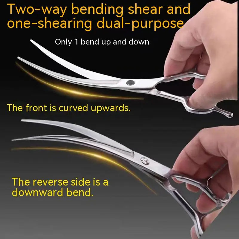 Professional Pet Trimming Scissors Set - Bent Shears