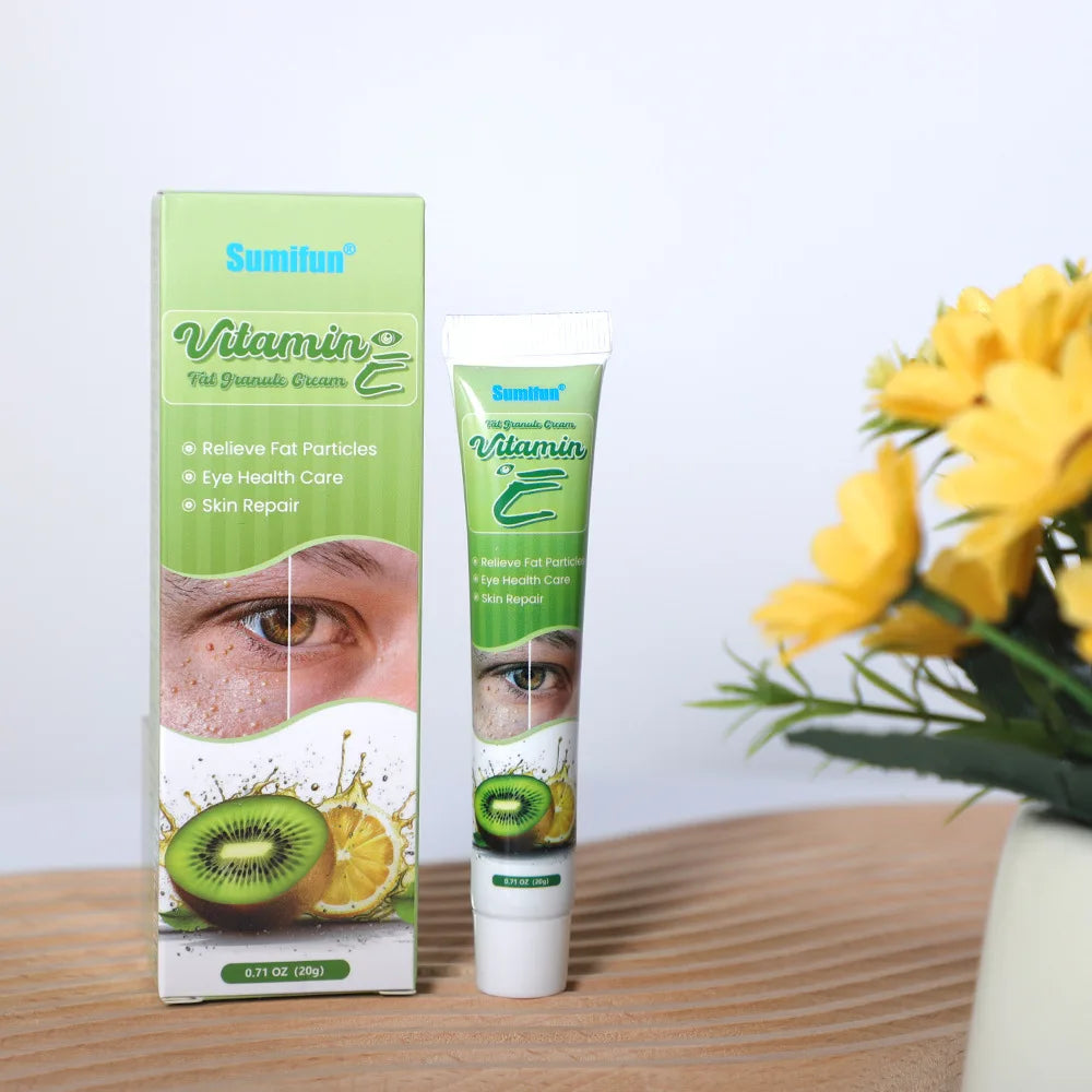 Fat Granules Remover Eye Cream Effective Remove Fat Granules Puffiness Anti-Particles Milia Remover Product Repair Eye Skin Care