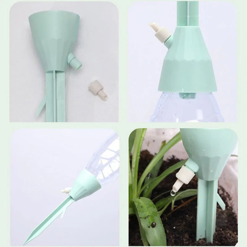 3Pc Automatic Drip Irrigation Spikes — Self-Watering Plant System
