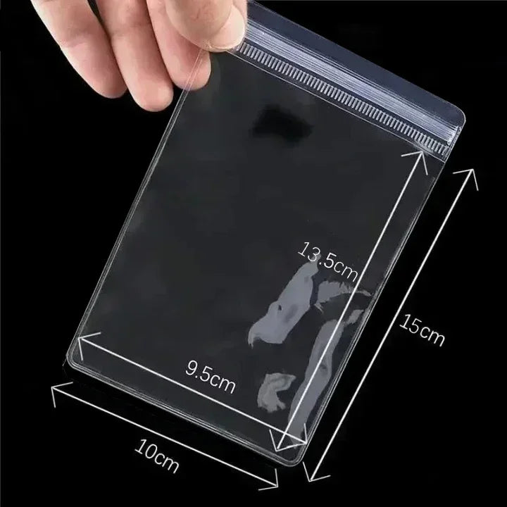 Wholesale PVC Self Sealed Bags for Jewelry Earrings Necklace Rings Storage Package Bag Organizer Dust-proof Anti-oxidation Pouch