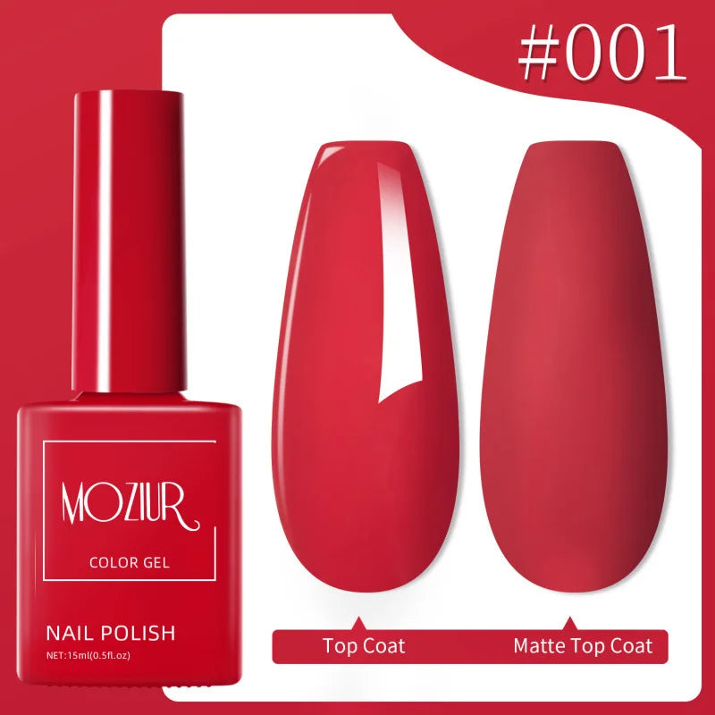 Colorful Hot Sale Uv Gel Nail Polish Set Soak Off Gel Nail Polish 15ml Professional Nail Gel Polishes